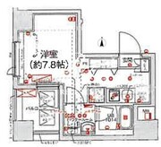スパシエ新高円寺 403 間取り図