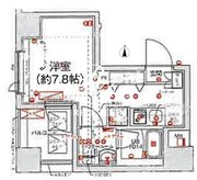 スパシエ新高円寺 503 間取り図