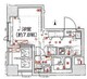 スパシエ新高円寺 503 間取り図