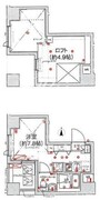 スパシエ新高円寺 803 間取り図