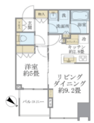 大崎ウエストシティタワーズ E-1708 間取り図
