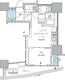 パークアクシス五反田スカイタワー 1405 間取り図