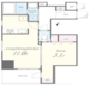 ラウルス武蔵小山 6A 間取り図