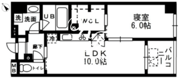レジディア日本橋浜町 503 間取り図