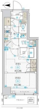 ブライズ中野哲学堂 302 間取り図