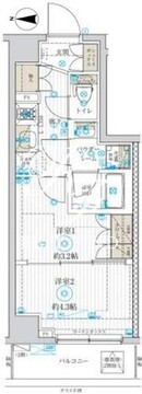 ブライズ中野哲学堂 502 間取り図