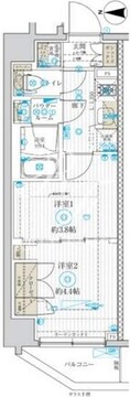 ブライズ中野哲学堂 304 間取り図
