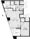 コスモリード新宿余丁町 212 間取り図