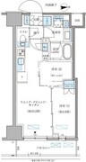 パークアクシス住吉ガーデンスクエア 608 間取り図
