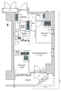 ブルックサイドレジデンス木場 1135 間取り図