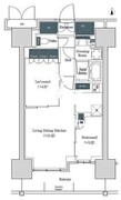ブルックサイドレジデンス木場 603 間取り図
