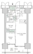 ブルックサイドレジデンス木場 602 間取り図
