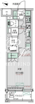 BPRレジデンス東十条 703 間取り図