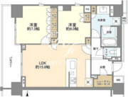 ブランズ渋谷常盤松 804 間取り図