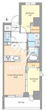リテラス菊川 301 間取り図