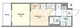 フュージョン池袋ウエスト 401 間取り図
