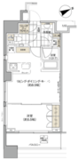 パークハビオ西新宿 606 間取り図