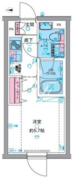 ジェノヴィア高円寺2 309 間取り図