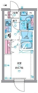 ジェノヴィア高円寺2 109 間取り図