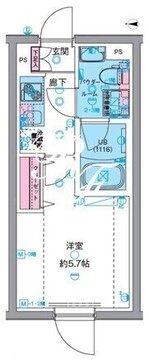 ジェノヴィア高円寺2 307 間取り図