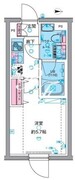 ジェノヴィア高円寺2 203 間取り図
