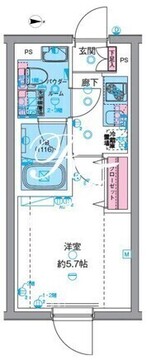 ジェノヴィア高円寺2 302 間取り図