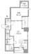 アジールコート中野坂上 1103 間取り図