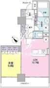ラサンテ五反田 904 間取り図