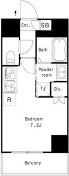 ラクラス中延 702 間取り図