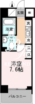カスタリア大森3 102 間取り図