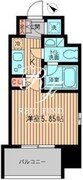 レジディア大森 203 間取り図