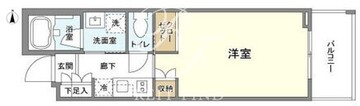 ガーデン東新宿 416 間取り図