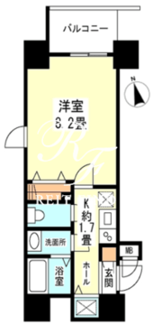 ガーラプレイス新宿御苑 603 間取り図