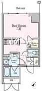 レジディア池上2 203 間取り図