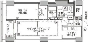 東雲キャナルコートCODAN 16-404 間取り図