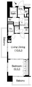 ブリリアイスト三軒茶屋 B-407 間取り図