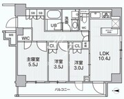 アリビス綾瀬 101 間取り図