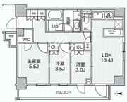 アリビス綾瀬 201 間取り図