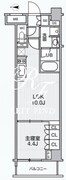 アリビス綾瀬 504 間取り図