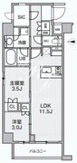 アリビス綾瀬 206 間取り図