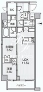 アリビス綾瀬 506 間取り図