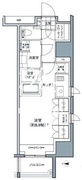 パークハビオ東中野 705 間取り図