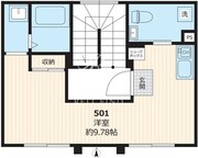 AMFCレジデンス下落合 501 間取り図