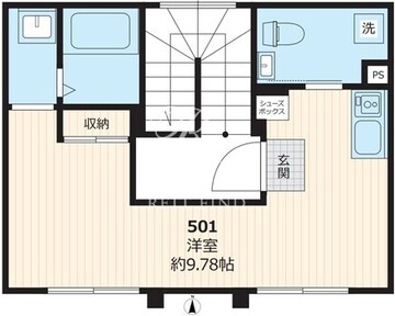 AMFCレジデンス下落合 501 間取り図