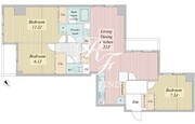 グリーンホームズ2 1008 間取り図