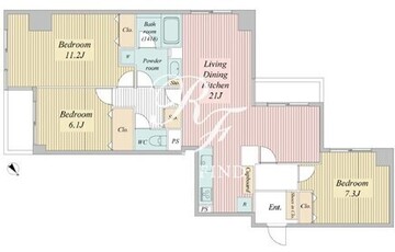 グリーンホームズ2 1008 間取り図