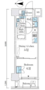 クインテット錦糸公園 202 間取り図
