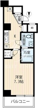 アルコバレーノ武蔵小山 104 間取り図