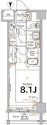 ジーベック亀戸 603 間取り図