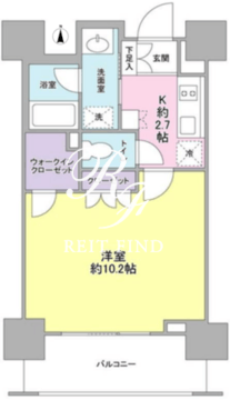 スタイリオ蒲田 506 間取り図